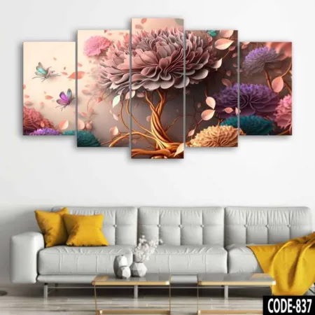 Five Part Wall Canvas